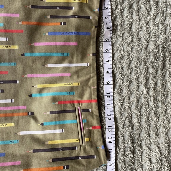 Anthropologie Elevenses Pencils Skirt Library sz10 - Picture 5 of 8